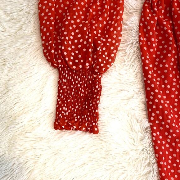 Eloquii la Dota Vita twisted bodice red white polkadot mini dress nwt - Picture 3 of 10